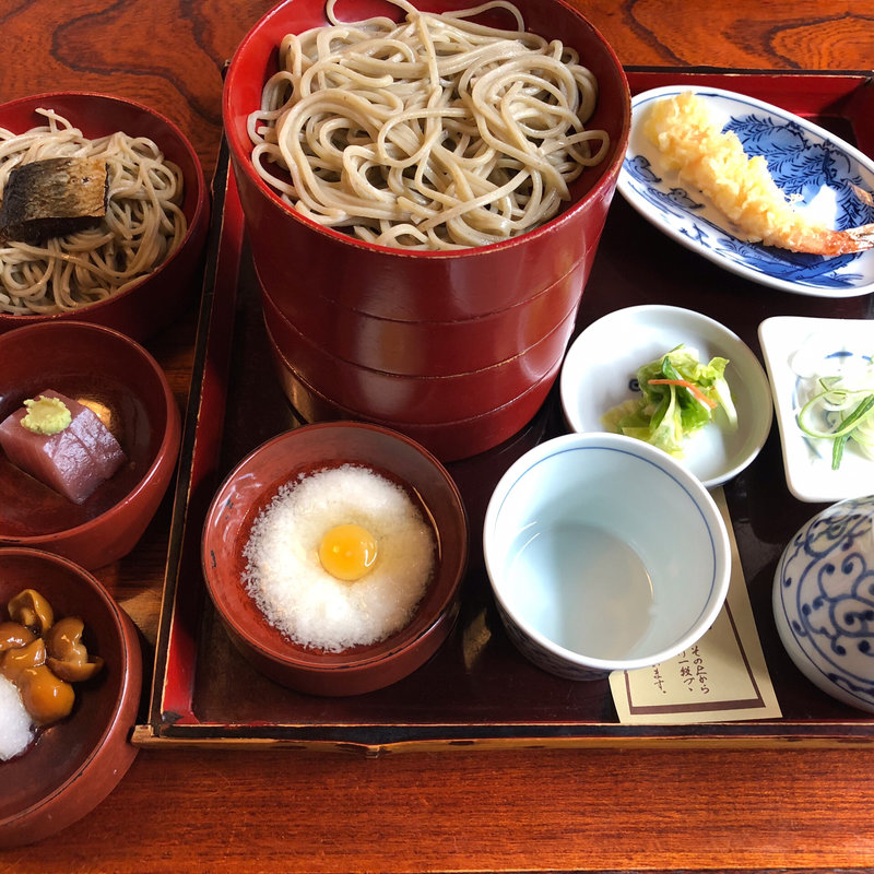 割子蕎麦5段(粉名屋小太郎 （こたろう）)