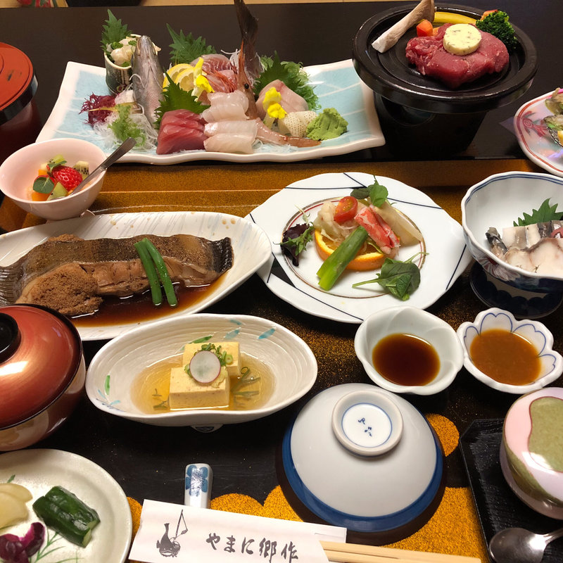 GW夕食(やまに郷作 （やまにごうさく）)