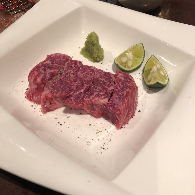 赤身のロックステーキ(焼肉 Hodori(ホドリ) 用賀店)