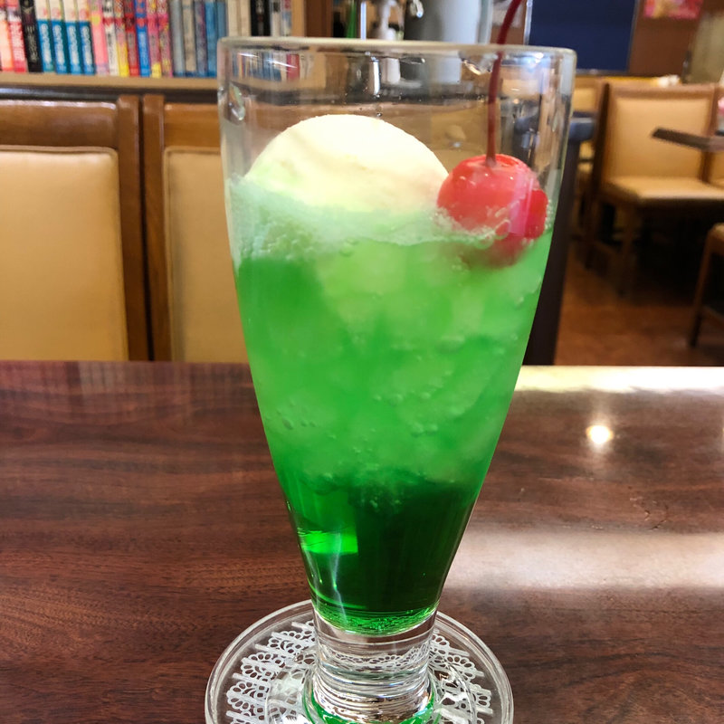 クリームソーダ(コーヒーショップ 海)