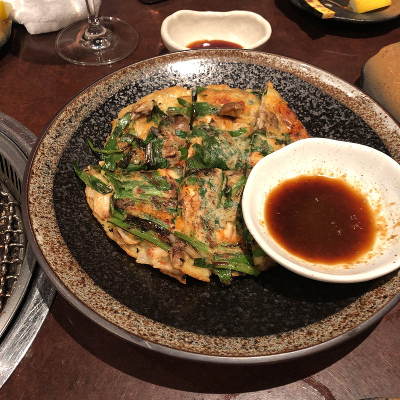 オモニのチヂミ(焼肉 Hodori(ホドリ) 用賀店)