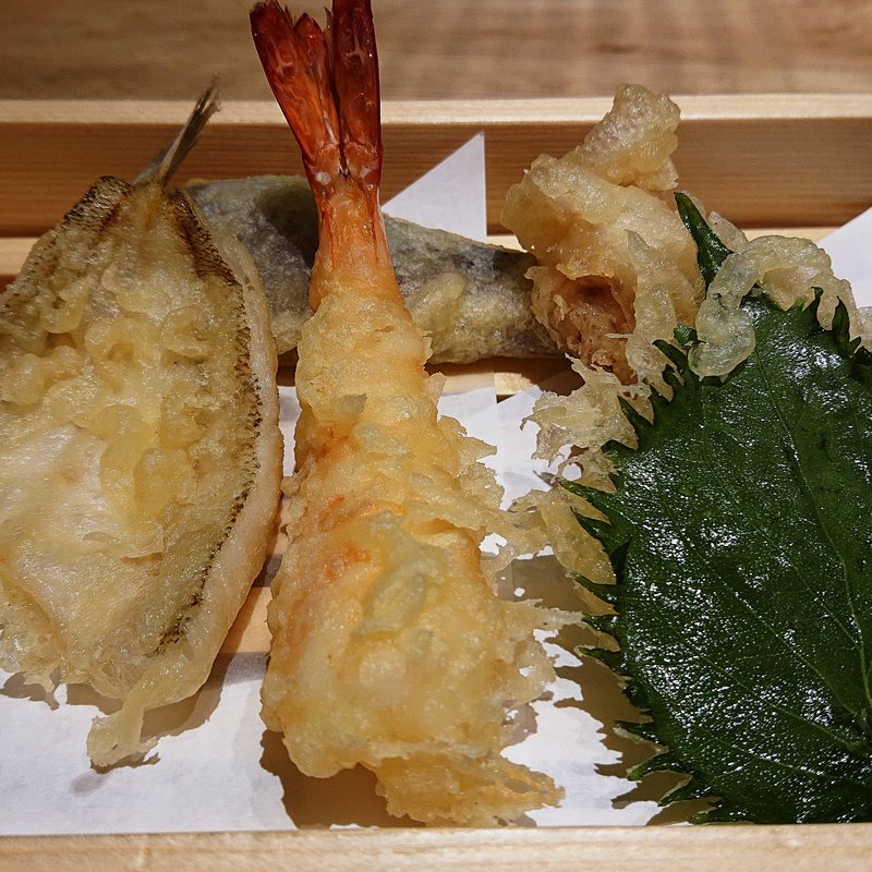 天ぷらセット(スシロー コノミ 川崎ルフロン店)