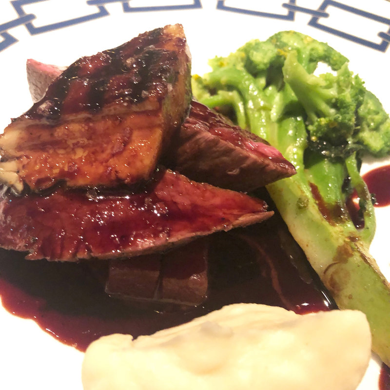 鹿のロースト(au deco )