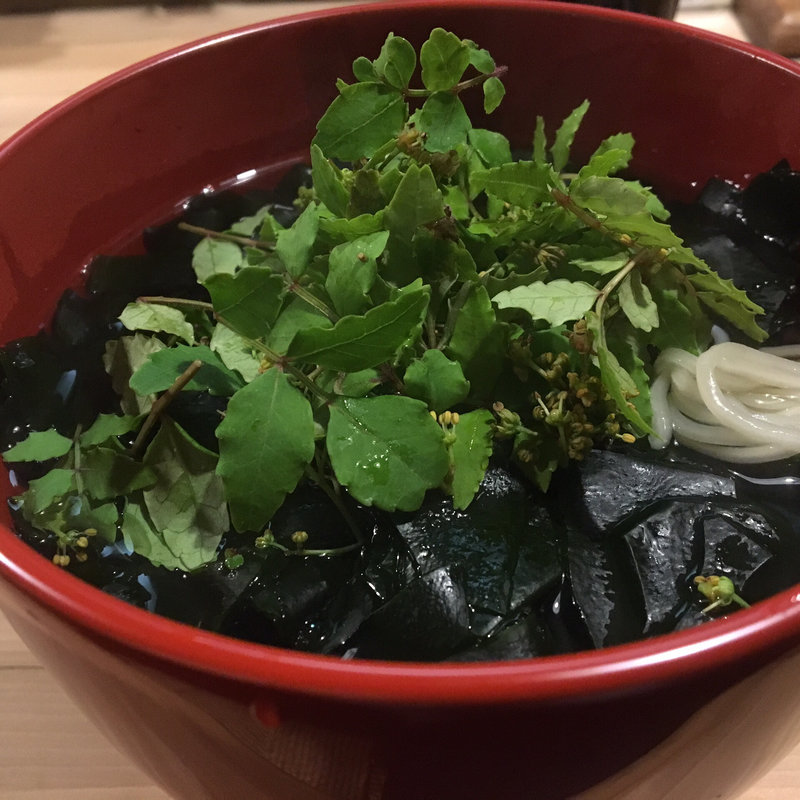 わかめ花山椒うどん(黒門 さかえ )