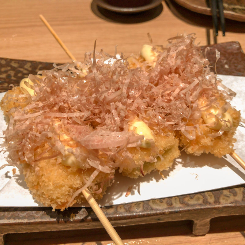 子持ち昆布の串揚げ(八吉 神田店)