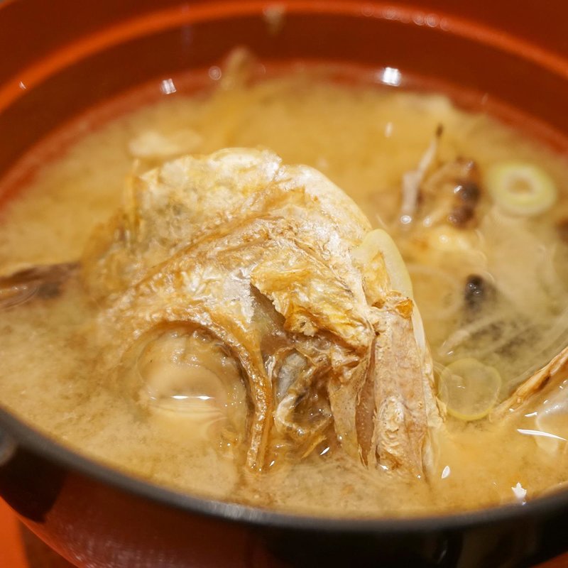 のどぐろのみそ汁(金沢まいもん寿司 マークイズ福岡ももち)