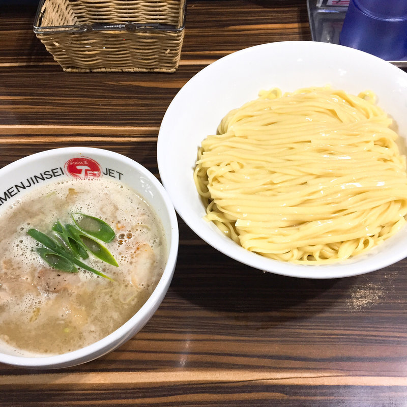 しお鶏煮込みつけ麺(ラーメン人生JET （ラーメン人生ジェット）)