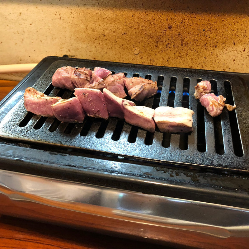 名物！なまタンステーキ！！(焼肉BARさんたま 国分寺店)