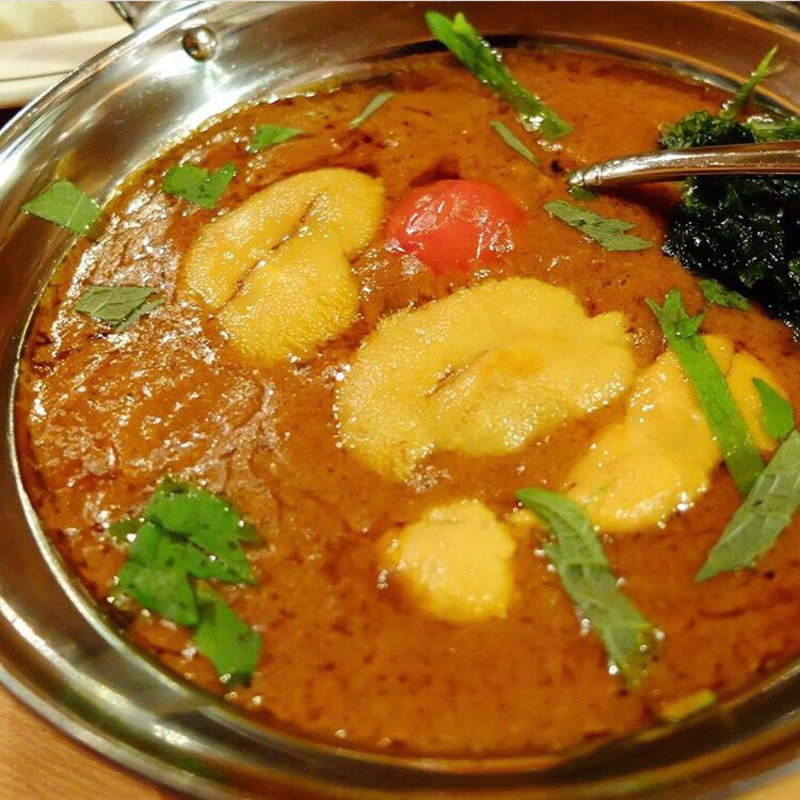 ウニカレー(ダメヤ 薬院店)