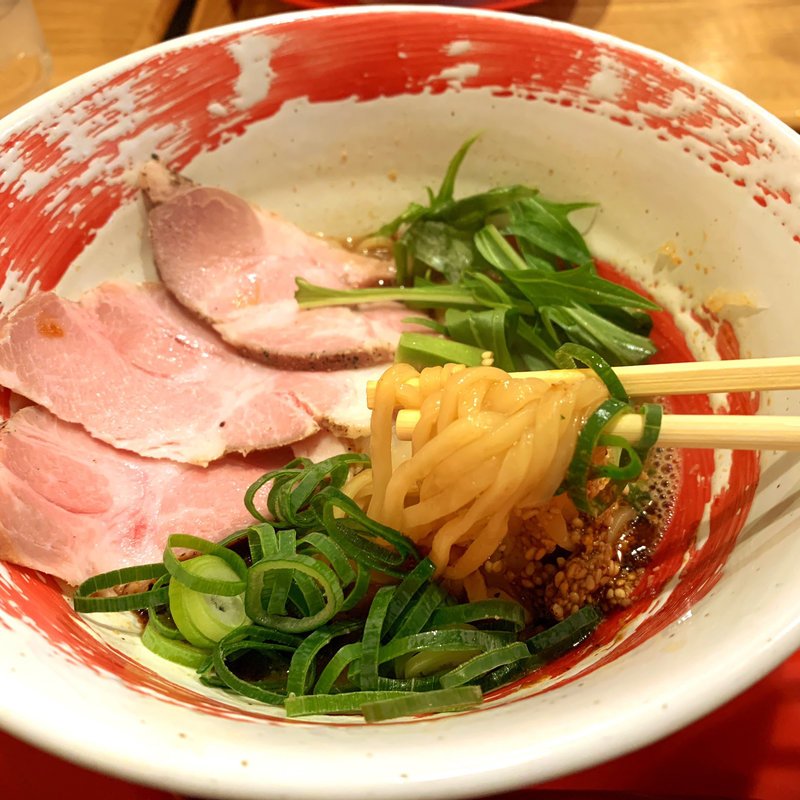 甘海老味噌らーめんを(鯛出汁らーめん 琴ね 西九条店)