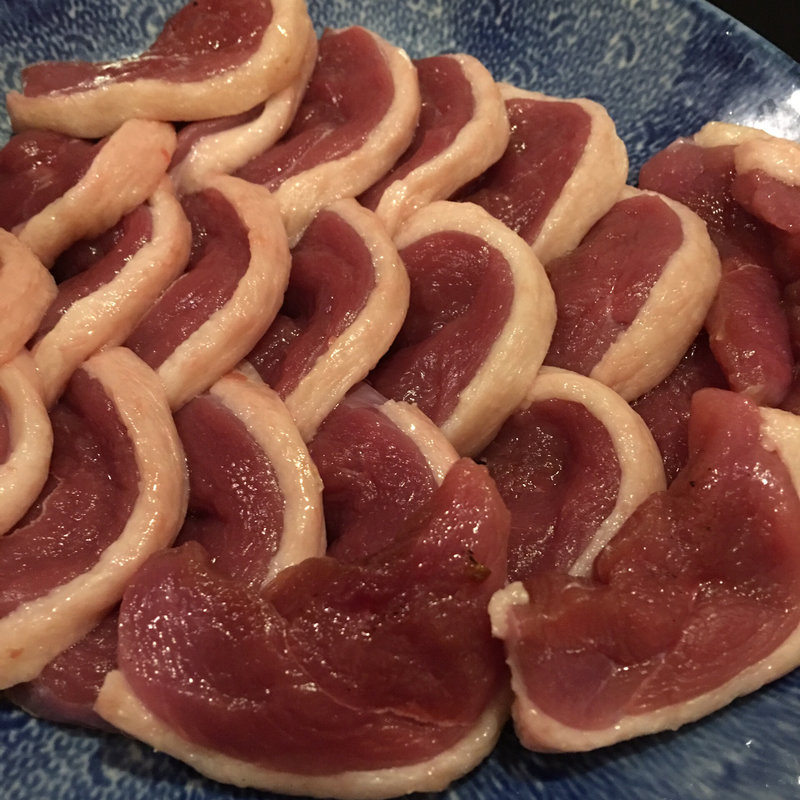 鴨すき鍋コース(そば処 のぶ庵)