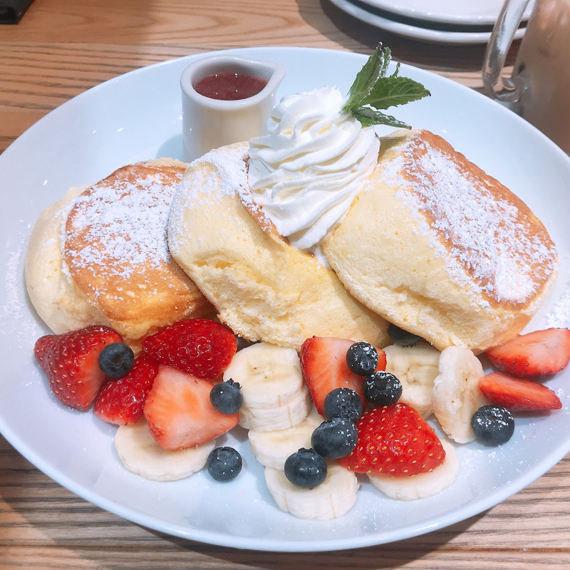ミックスフルーツパンケーキ(オリジナルパンケーキハウス 吉祥寺店 （The Original PANCAKE HOUSE）)