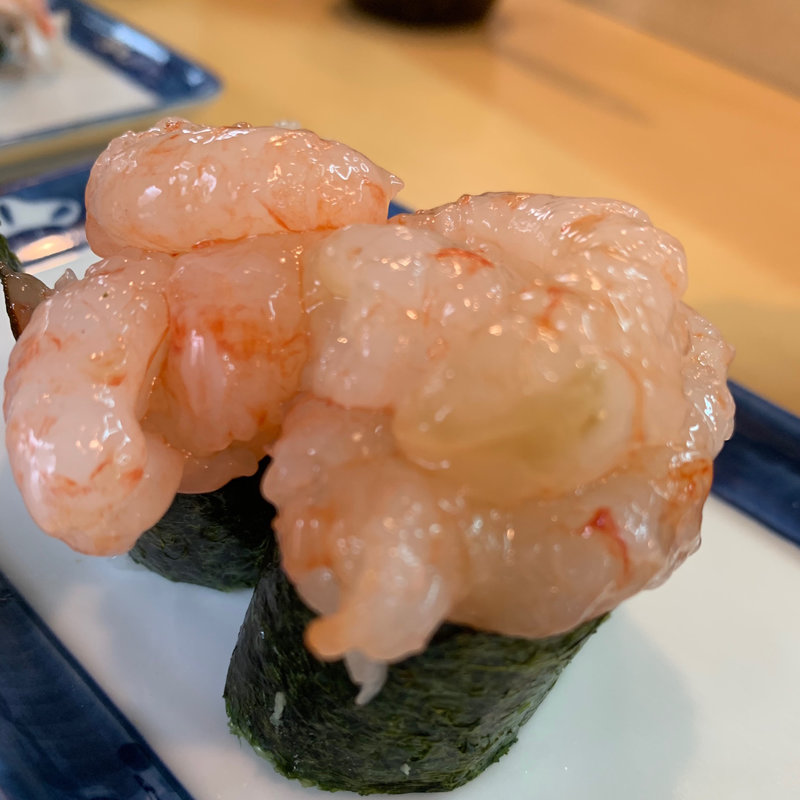 ボタン海老(いなさ寿司)