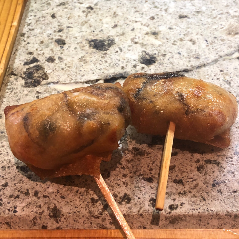 牡蠣の春巻き(串処小林)