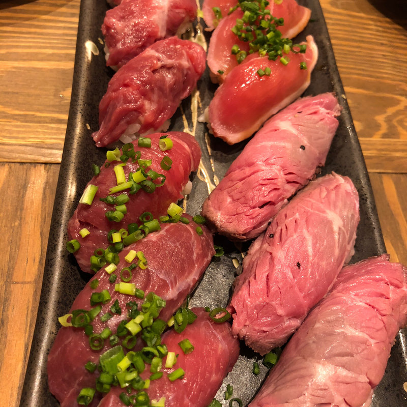 赤身4種盛り合わせ(門前仲町 肉寿司)