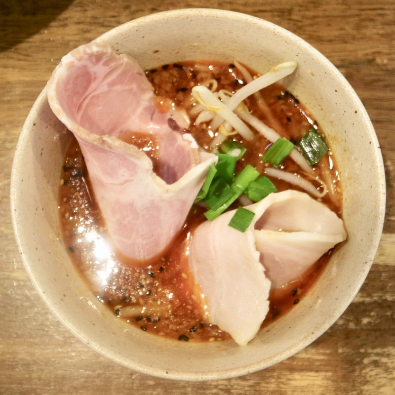 昆布水の旨辛味噌つけ麺(味噌らーめん専門店 柿田川 ひばり)