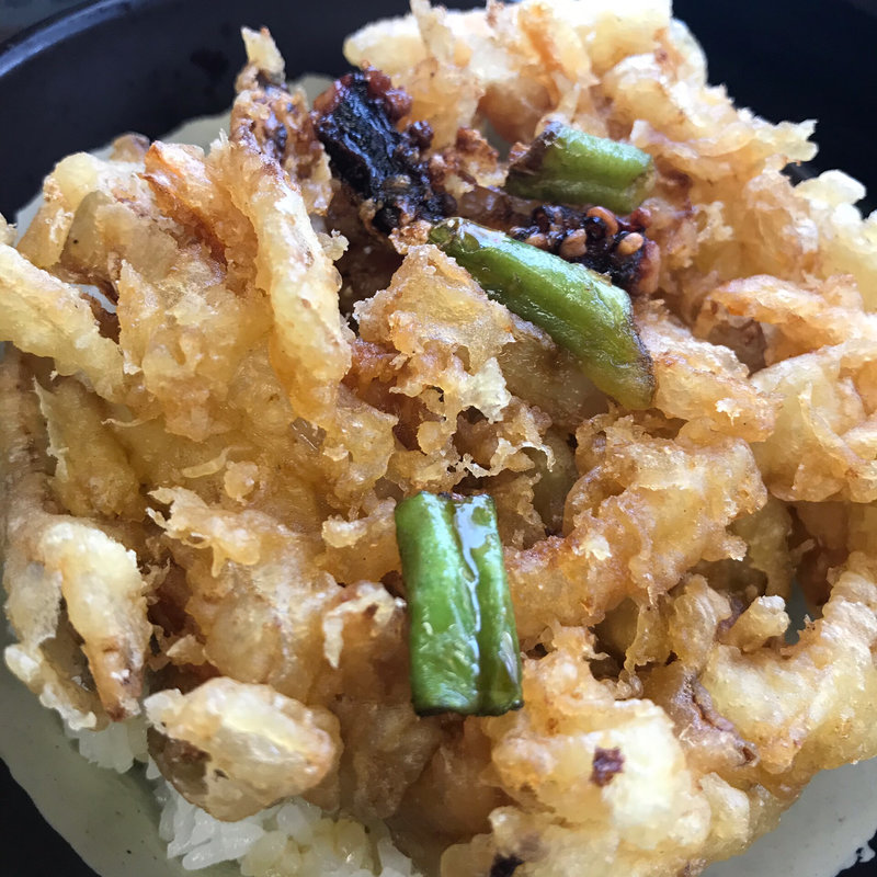 ミニかき揚げ丼(きうち)
