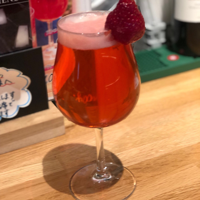 ストロベリービア(KYOTO TOWER SANDO バル)