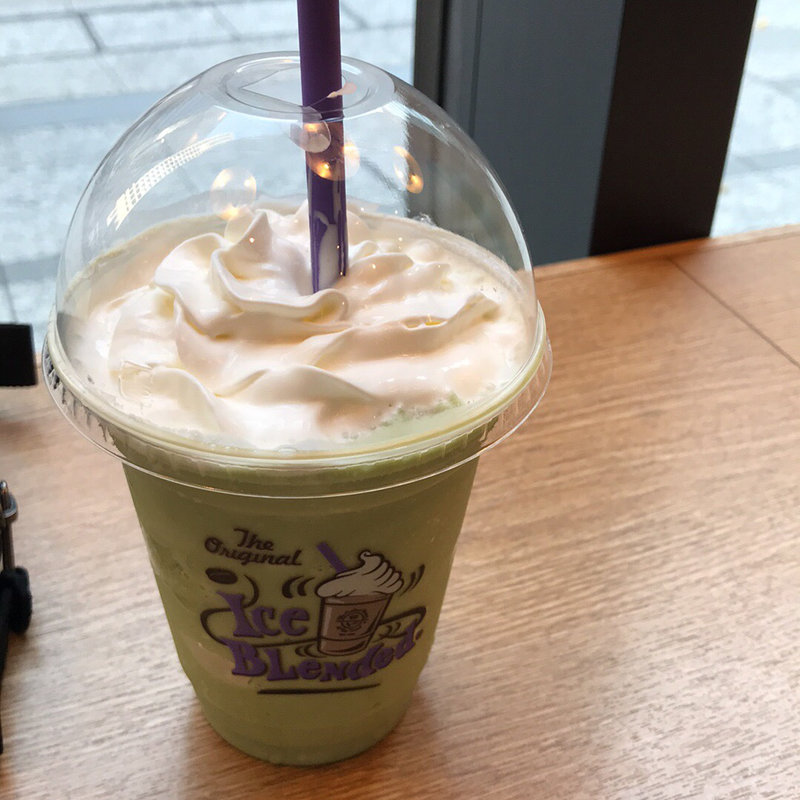 抹茶アイスブレンディッド(コーヒービーン&ティーリーフ 日本橋一丁目店)