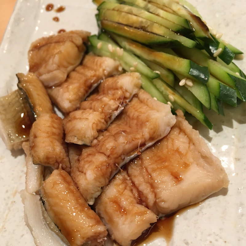 穴子白焼き(すし銀)