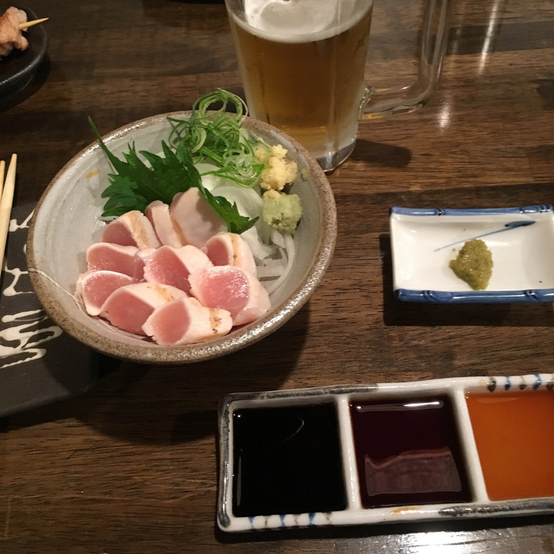 鳥のささみタタキ(鳥作)