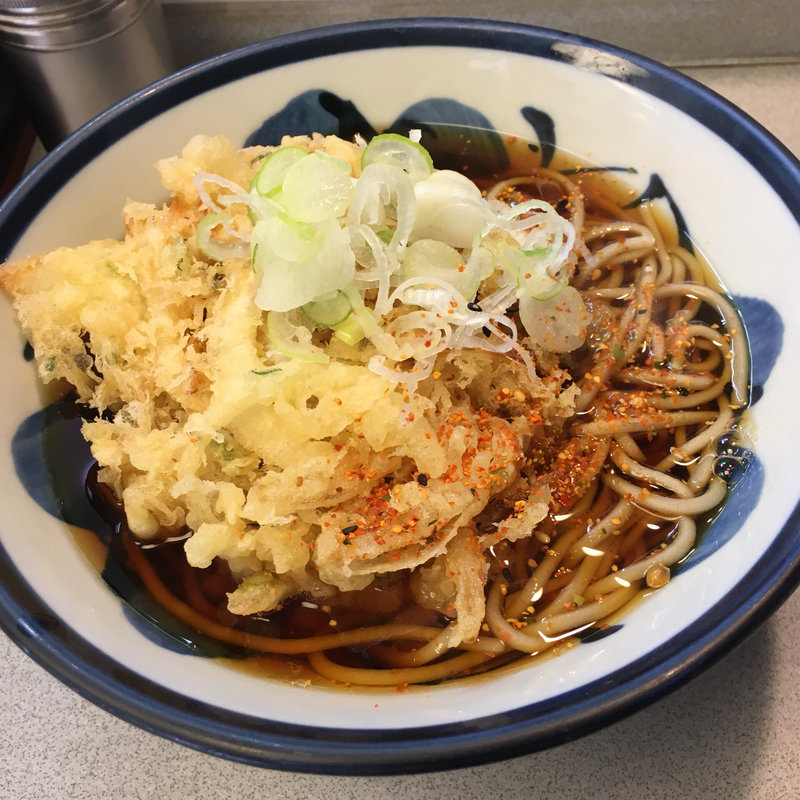 天ぷらそば(そば処 かめや 御徒町店 )