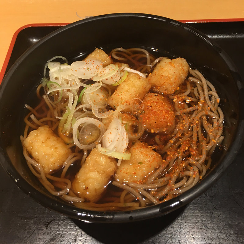 ハッシュポテトそば(よもだそば 日本橋店)