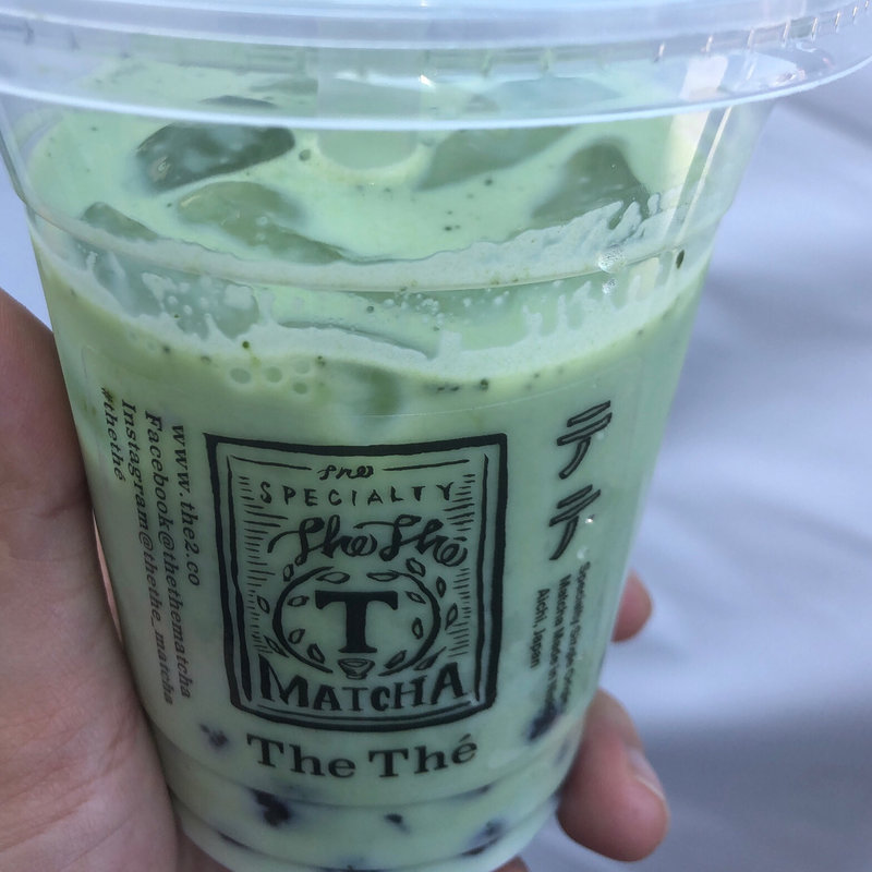 抹茶ラテタピオカ(東京蚤の市 The The  テテ)