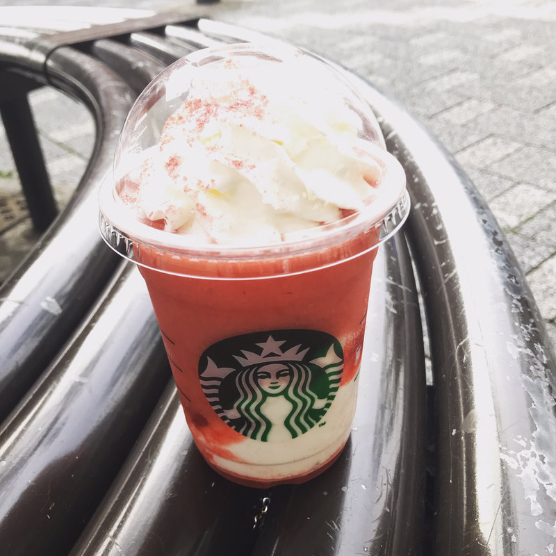 ストロベリーベリーマッチフラペチーノ レッド(スターバックスコーヒー 金町駅南口店)
