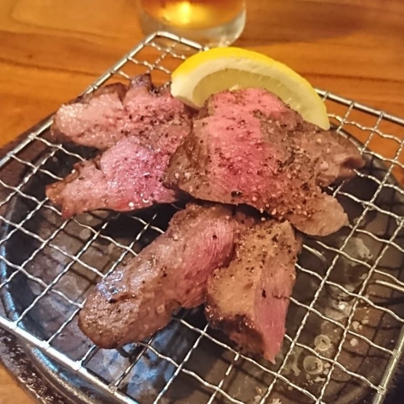 上タン炭火焼き(夏火鉢)