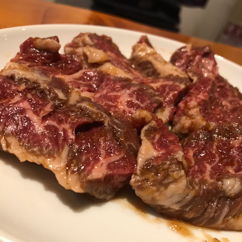 熟成味付け牛サガリ(オホーツク北見焼肉 のっけ 日本橋人形町店)