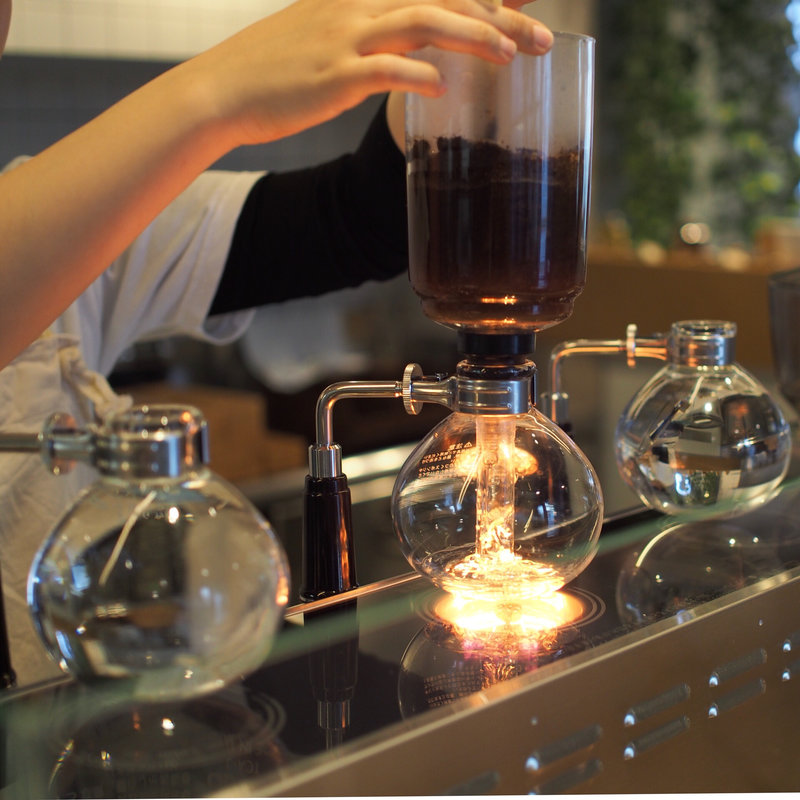 サイフォンコーヒー(嵜本ベーカリーカフェ)