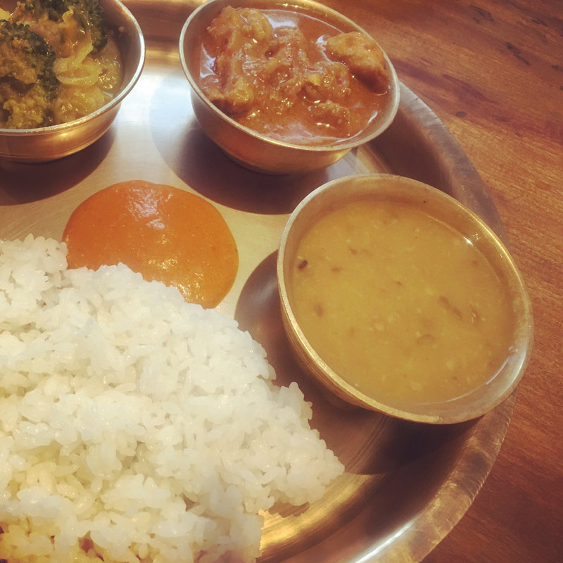 ダルバート（ベジ）(ネパリコ駒沢店 Nepalico Komazawa SINCE 2014)