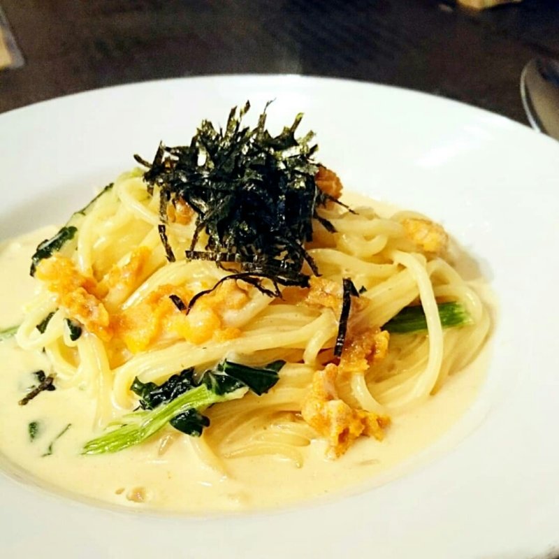 名物！うにクリームパスタSet(洋食ワイン ヴァン)