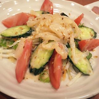 野菜サラダ(本格四川料理 中村屋)