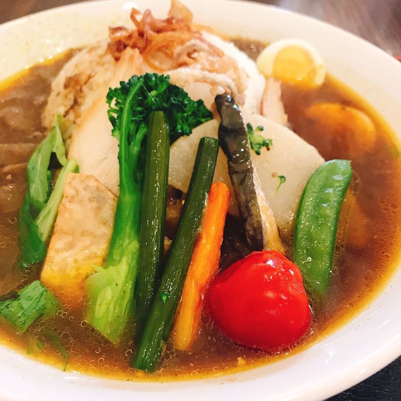 朝倉スープカレー(駅弁食堂 水車の詩 )