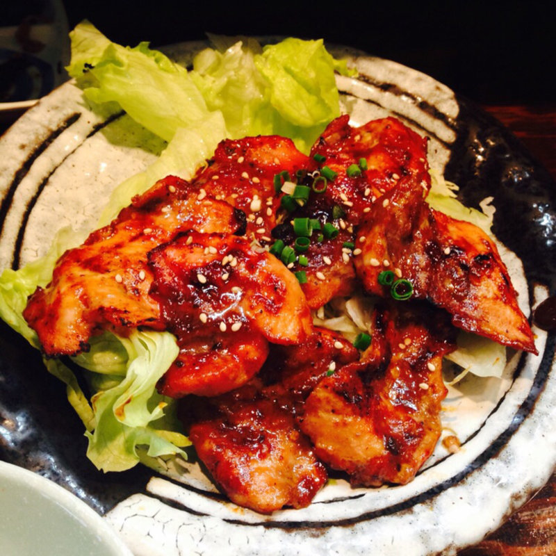 まぐろのカルビ焼き(くろば亭)