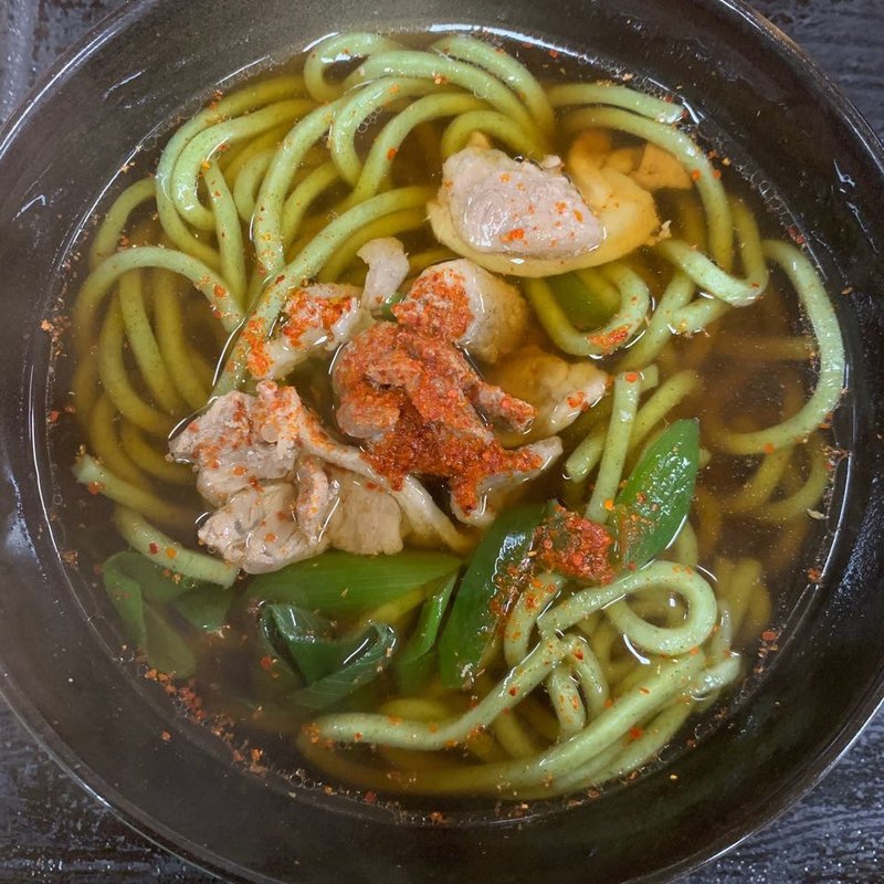 鴨汁クレソンうどん(紅椿の湯 )