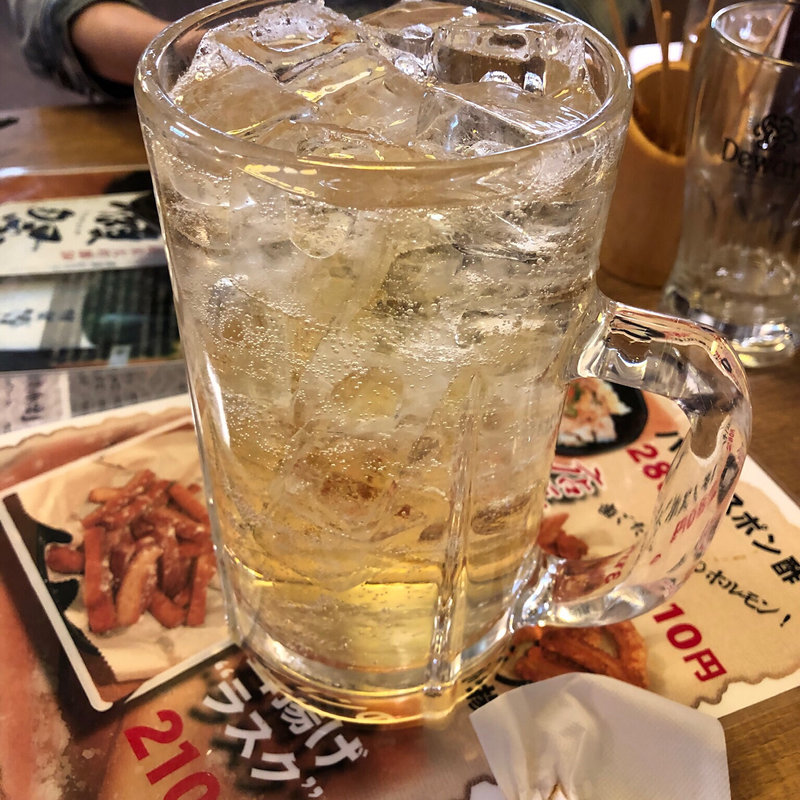 メガハイボール(新橋へそ 京橋店)