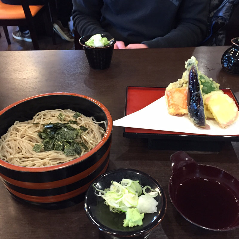 野菜天ざる(信州蕎麦の草笛 上田お城前店)