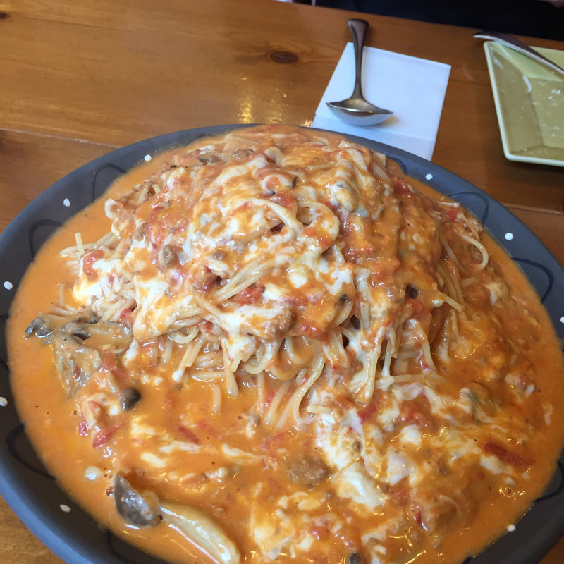 キノコのトマトクリームパスタ(イルボスキーノ （Il Boschino ）)