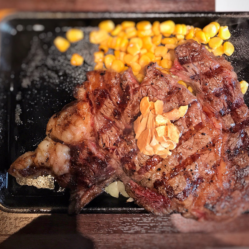 リブロースステーキ(いきなり！ステーキ マリノアシティ福岡店)