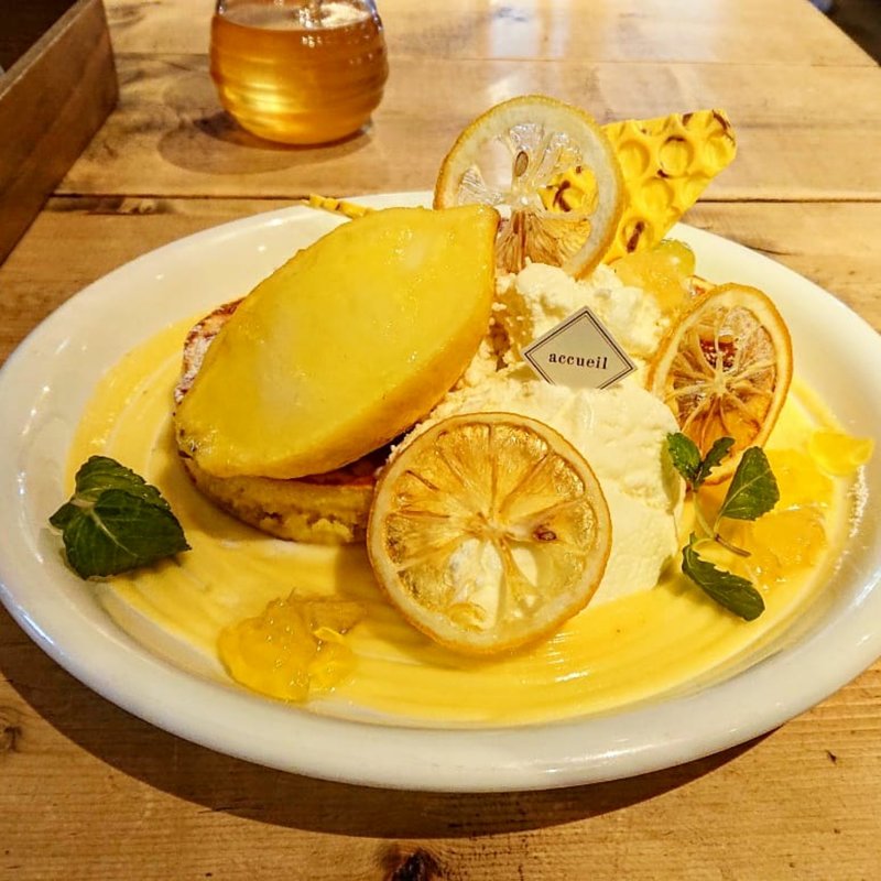 LEMON 天使のクリーム×レモンの花のはちみつ(カフェ アクイーユ 恵比寿)