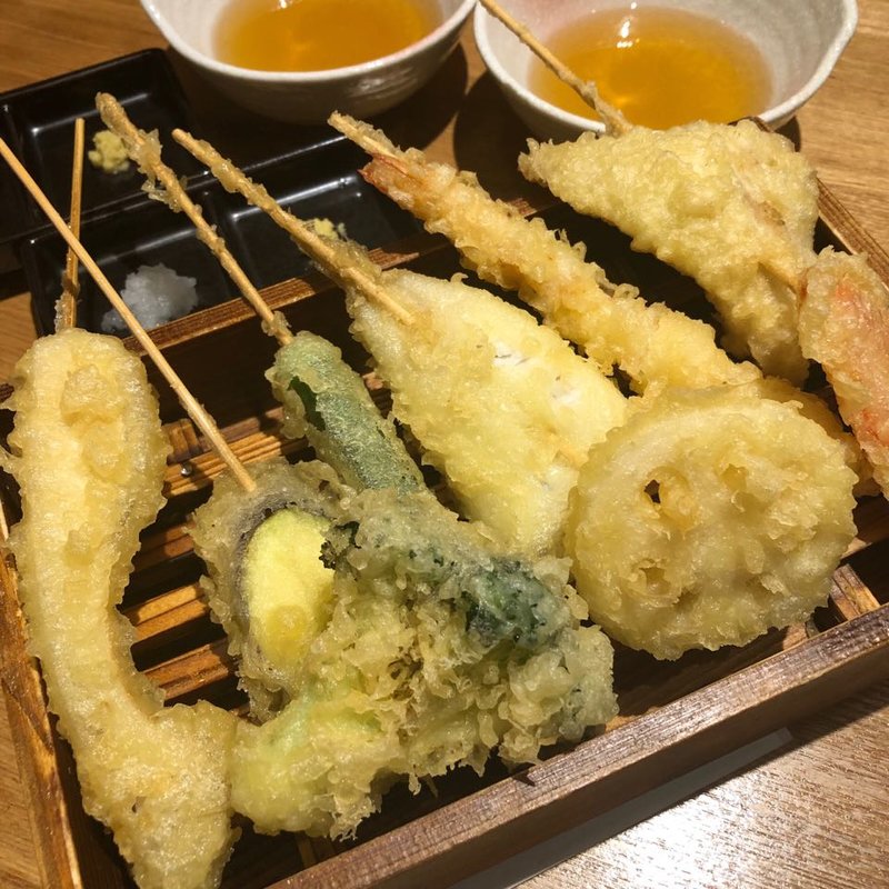 天ぷら盛り合わせ(カレーうどん千吉栄店)