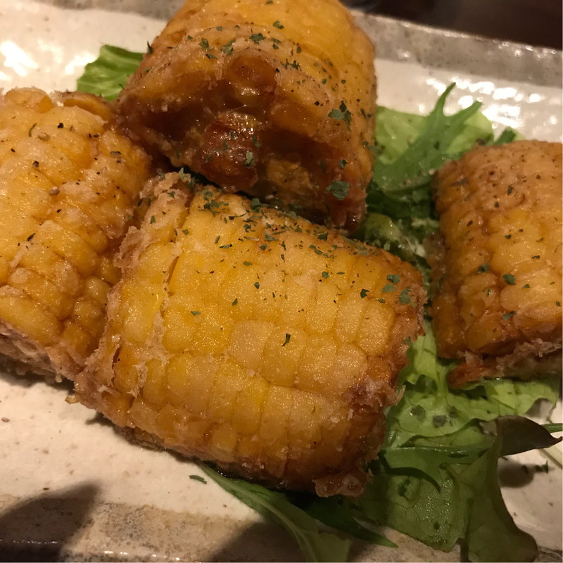 とうもろこしの唐揚げ(ひごろっか)