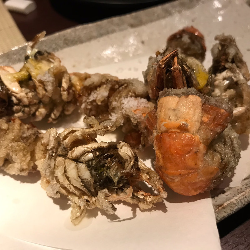 シャコ海老の丸揚げ(ひごろっか)