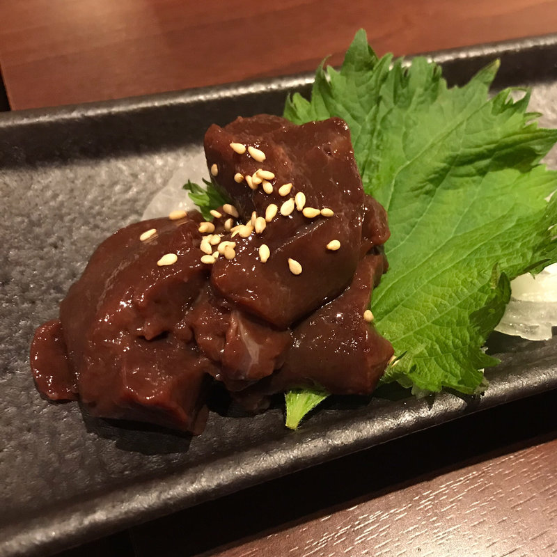 馬肉のレバー(ひごろっか)