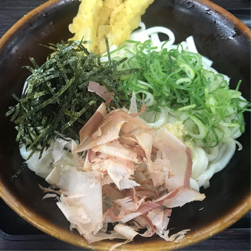 ぶっかけうどん（冷）(資さんうどん 魚町店)