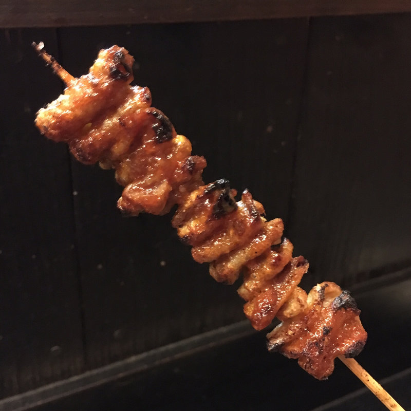 味噌とり皮(焼鳥はなび)