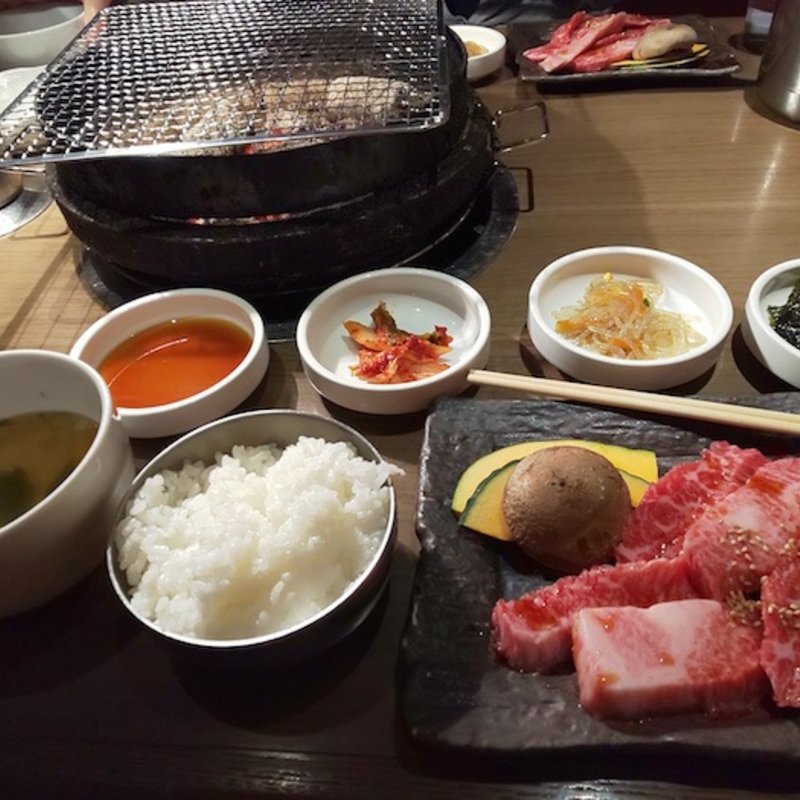 上カルビ定食(百済離宮)